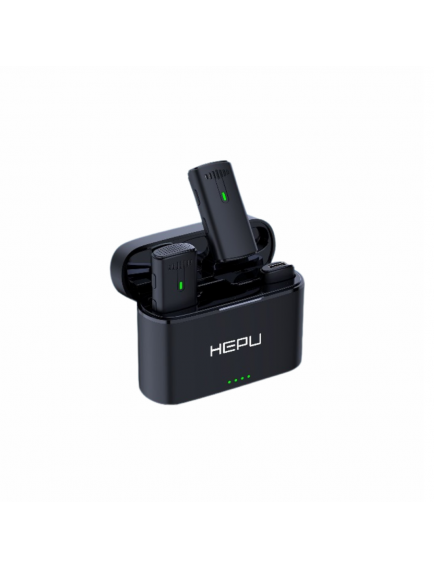 HEPU HP-K10 2'li Kablosuz Mikrofon Seti – Type-C  iOS / Android Uyumlu
