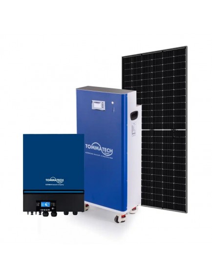 TommaTech 15 kW Lityum Akülü 11 kW MPPT İnverter Hazır Solar Enerji Paketi