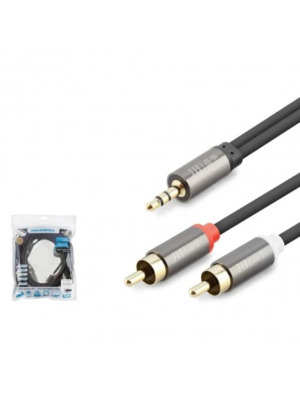 HDX1069 3.5 mm to 2 RCA Ses Kablosu 5 Metre