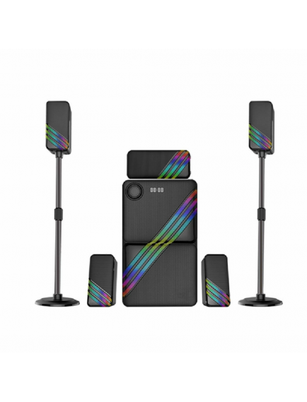 HEPU HP-TV03 5+1 Bluetooth RGB Surround Ses Sistemi