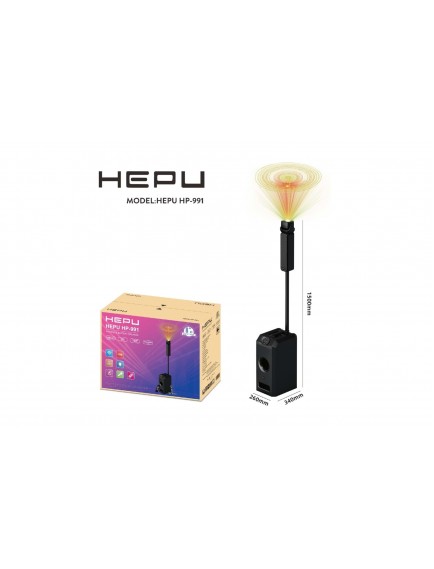 HEPU HP-991 236W 8 İnç Taşınabilir Ses Sistemi