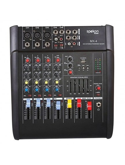SPEKON MX8B 8 Kanallı Power Mikser